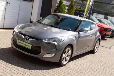 HYUNDAI VELOSTER 1.6 GDI Life Sonic Silver Metallic +SPORTOS +Egyedi Megjelenés +Mo.-i 1.Tulaj +3X-S GARANCIA!