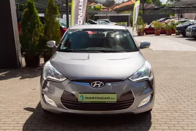 HYUNDAI VELOSTER 1.6 GDI Life Sonic Silver Metallic +SPORTOS +Egyedi Megjelenés +Mo.-i 1.Tulaj +3X-S GARANCIA!