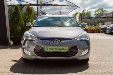 HYUNDAI VELOSTER 1.6 GDI Life Sonic Silver Metallic +SPORTOS +Egyedi Megjelenés +Mo.-i 1.Tulaj +3X-S GARANCIA!
