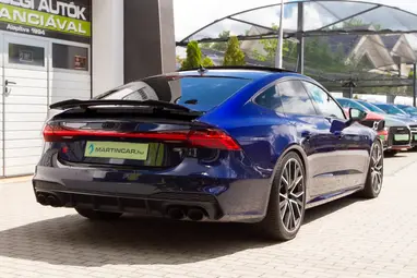 AUDI S7 Sportback 55 TDI quattro Tiptronic ic [5 személy] Navarra Blue Metallic+Alcantara+FULL EXTRA+Mint Az ÚJ!+ Mo.-i 1. Tulaj+ 3X-s GARANCIA!!!