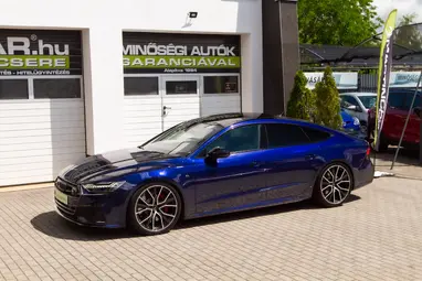 AUDI S7 Sportback 55 TDI quattro Tiptronic ic [5 személy] Navarra Blue Metallic+Alcantara+FULL EXTRA+Mint Az ÚJ!+ Mo.-i 1. Tulaj+ 3X-s GARANCIA!!!