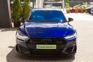 AUDI S7 Sportback 55 TDI quattro Tiptronic ic [5 személy] Navarra Blue Metallic+Alcantara+FULL EXTRA+Mint Az ÚJ!+ Mo.-i 1. Tulaj+ 3X-s GARANCIA!!!