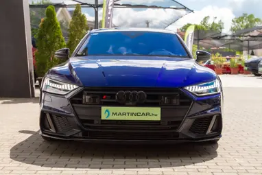 AUDI S7 Sportback 55 TDI quattro Tiptronic ic [5 személy] Navarra Blue Metallic+Alcantara+FULL EXTRA+Mint Az ÚJ!+ Mo.-i 1. Tulaj+ 3X-s GARANCIA!!!