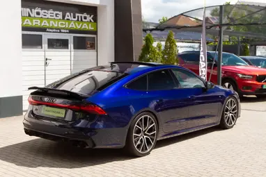 AUDI S7 Sportback 55 TDI quattro Tiptronic ic [5 személy] Navarra Blue Metallic+Alcantara+FULL EXTRA+Mint Az ÚJ!+ Mo.-i 1. Tulaj+ 3X-s GARANCIA!!!