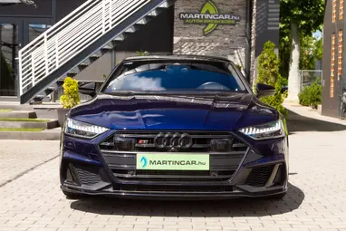 AUDI S7 Sportback 55 TDI quattro Tiptronic ic [5 személy] Navarra Blue Metallic+Alcantara+FULL EXTRA+Mint Az ÚJ!+ Mo.-i 1. Tulaj+ 3X-s GARANCIA!!!