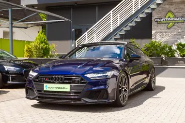 AUDI S7 Sportback 55 TDI quattro Tiptronic ic [5 személy] Navarra Blue Metallic+Alcantara+FULL EXTRA+Mint Az ÚJ!+ Mo.-i 1. Tulaj+ 3X-s GARANCIA!!!