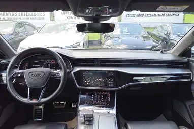 AUDI S7 Sportback 55 TDI quattro Tiptronic ic [5 személy] Navarra Blue Metallic+Alcantara+FULL EXTRA+Mint Az ÚJ!+ Mo.-i 1. Tulaj+ 3X-s GARANCIA!!!