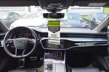 AUDI S7 Sportback 55 TDI quattro Tiptronic ic [5 személy] Navarra Blue Metallic+Alcantara+FULL EXTRA+Mint Az ÚJ!+ Mo.-i 1. Tulaj+ 3X-s GARANCIA!!!