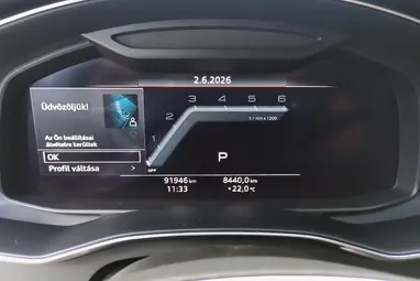 AUDI S7 Sportback 55 TDI quattro Tiptronic ic [5 személy] Navarra Blue Metallic+Alcantara+FULL EXTRA+Mint Az ÚJ!+ Mo.-i 1. Tulaj+ 3X-s GARANCIA!!!