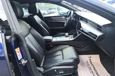AUDI S7 Sportback 55 TDI quattro Tiptronic ic [5 személy] Navarra Blue Metallic+Alcantara+FULL EXTRA+Mint Az ÚJ!+ Mo.-i 1. Tulaj+ 3X-s GARANCIA!!!