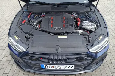 AUDI S7 Sportback 55 TDI quattro Tiptronic ic [5 személy] Navarra Blue Metallic+Alcantara+FULL EXTRA+Mint Az ÚJ!+ Mo.-i 1. Tulaj+ 3X-s GARANCIA!!!