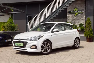 HYUNDAI I20 1.25 LP Comfort Polar White+ Vezetett Szerviz+Kevés KM+ Mo.-i 1. Tulaj+ 3X-S GARANCIA!!!