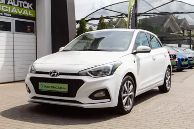 HYUNDAI I20 1.25 LP Comfort Polar White+ Vezetett Szerviz+Kevés KM+ Mo.-i 1. Tulaj+ 3X-S GARANCIA!!!