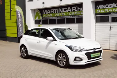 HYUNDAI I20 1.25 LP Comfort Polar White+ Vezetett Szerviz+Kevés KM+ Mo.-i 1. Tulaj+ 3X-S GARANCIA!!!