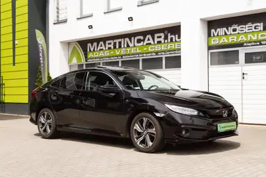 HONDA CIVIC Sedan 1.5 T Executive CVT Midnight Burgundy+Eredeti Mo.-i+Mint az ÚJ!! +26E km +3X-s GARANCIA !!!