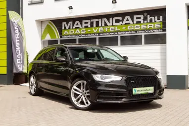 AUDI A6 Avant 3.0 V6 TDI DPF quattro S-tronic Havanna Black Metallic+ Vezetett Szervizkönyv+Mo.-i 1. Tulaj+ 3X-S GARANCIA!!!
