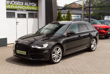 AUDI A6 Avant 3.0 V6 TDI DPF quattro S-tronic Havanna Black Metallic+ Vezetett Szervizkönyv+Mo.-i 1. Tulaj+ 3X-S GARANCIA!!!