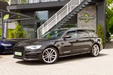 AUDI A6 Avant 3.0 V6 TDI DPF quattro S-tronic Havanna Black Metallic+ Vezetett Szervizkönyv+Mo.-i 1. Tulaj+ 3X-S GARANCIA!!!
