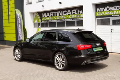 AUDI A6 Avant 3.0 V6 TDI DPF quattro S-tronic Havanna Black Metallic+ Vezetett Szervizkönyv+Mo.-i 1. Tulaj+ 3X-S GARANCIA!!!