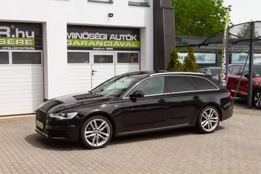 AUDI A6 Avant 3.0 V6 TDI DPF quattro S-tronic Havanna Black Metallic+ Vezetett Szervizkönyv+Mo.-i 1. Tulaj+ 3X-S GARANCIA!!!