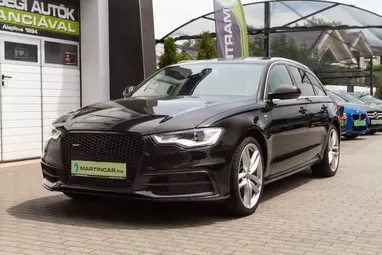 AUDI A6 Avant 3.0 V6 TDI DPF quattro S-tronic Havanna Black Metallic+ Vezetett Szervizkönyv+Mo.-i 1. Tulaj+ 3X-S GARANCIA!!!