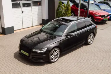 AUDI A6 Avant 3.0 V6 TDI DPF quattro S-tronic Havanna Black Metallic+ Vezetett Szervizkönyv+Mo.-i 1. Tulaj+ 3X-S GARANCIA!!!