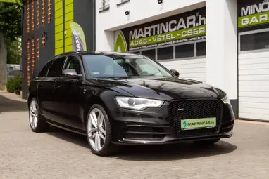 AUDI A6 Avant 3.0 V6 TDI DPF quattro S-tronic Havanna Black Metallic+ Vezetett Szervizkönyv+Mo.-i 1. Tulaj+ 3X-S GARANCIA!!!