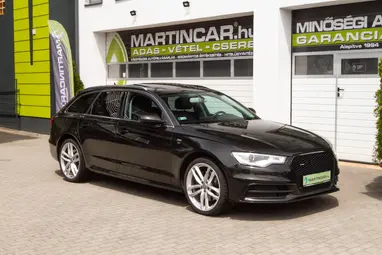 AUDI A6 Avant 3.0 V6 TDI DPF quattro S-tronic Havanna Black Metallic+ Vezetett Szervizkönyv+Mo.-i 1. Tulaj+ 3X-S GARANCIA!!!