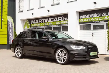 AUDI A6 Avant 3.0 V6 TDI DPF quattro S-tronic Havanna Black Metallic+ Vezetett Szervizkönyv+Mo.-i 1. Tulaj+ 3X-S GARANCIA!!!