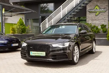 AUDI A6 Avant 3.0 V6 TDI DPF quattro S-tronic Havanna Black Metallic+ Vezetett Szervizkönyv+Mo.-i 1. Tulaj+ 3X-S GARANCIA!!!