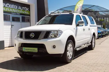 NISSAN NAVARA 4WD Double 2.5D SE EURO5 Polar White+ Vezetett Szervíz+ Keveset Futott+ Mo.-i 1. Tulaj+ 3X-s GARANCIA!!!