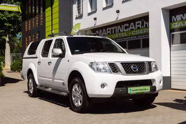 NISSAN NAVARA 4WD Double 2.5D SE EURO5 Polar White+ Vezetett Szervíz+ Keveset Futott+ Mo.-i 1. Tulaj+ 3X-s GARANCIA!!!