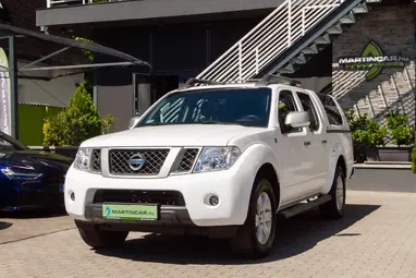 NISSAN NAVARA 4WD Double 2.5D SE EURO5 Polar White+ Vezetett Szervíz+ Keveset Futott+ Mo.-i 1. Tulaj+ 3X-s GARANCIA!!!