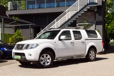 NISSAN NAVARA 4WD Double 2.5D SE EURO5 Polar White+ Vezetett Szervíz+ Keveset Futott+ Mo.-i 1. Tulaj+ 3X-s GARANCIA!!!