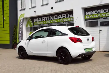 OPEL CORSA E 1.0 T Cosmo Start-Stop Olympic White+Mo.-i 1. Tulaj+ Keveset Futott+Szervizkönyv+3X-S GARANCIA!!!