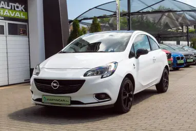 OPEL CORSA E 1.0 T Cosmo Start-Stop Olympic White+Mo.-i 1. Tulaj+ Keveset Futott+Szervizkönyv+3X-S GARANCIA!!!