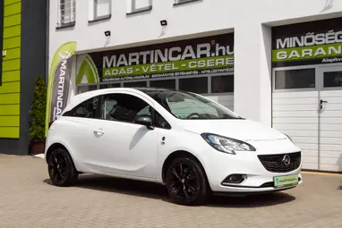 OPEL CORSA E 1.0 T Cosmo Start-Stop Olympic White+Mo.-i 1. Tulaj+ Keveset Futott+Szervizkönyv+3X-S GARANCIA!!!
