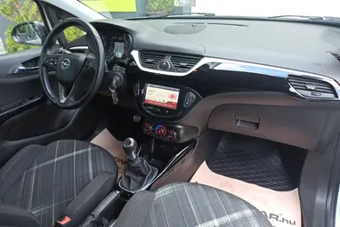 OPEL CORSA E 1.0 T Cosmo Start-Stop Olympic White+Mo.-i 1. Tulaj+ Keveset Futott+Szervizkönyv+3X-S GARANCIA!!!