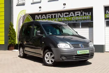 VOLKSWAGEN CADDY 1.9 PD TDI Life Offroadgrey Metallic+Maxi Állapot+Full Szerviz+Mo-i 1. Tulaj+3X-S GARANCIA!!!