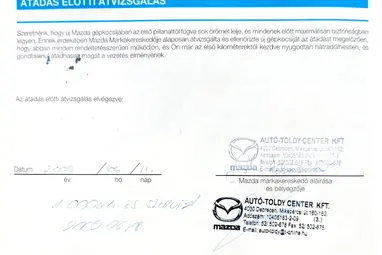 MAZDA 6 Sportkombi 2.0 CD TE Plus Stormy Blue Metallic +Eredeti Magyar Autó +3X-s GARANCIA !!