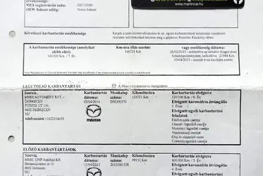 MAZDA 6 Sportkombi 2.0 CD TE Plus Stormy Blue Metallic +Eredeti Magyar Autó +3X-s GARANCIA !!