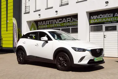MAZDA CX-3 2.0i Emotion Arctic White +Kevés Km +Szívó Benzin +Legmegbízhatóbb Motor +3X-s GARANCIA !!
