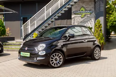 FIAT 500 1.2 8V Star Carbon Black Metallic +Kevés KM +Megbízható Motor +Panoráma +BiColor + 3X-s Garancia !!
