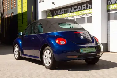 VOLKSWAGEN NEW BEETLE Cabrio 1.9 PD TDI Shadow Blue+Vezetett Szerviz+ Kevés Km+ 3X-s GARANCIA!!!
