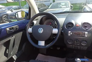 VOLKSWAGEN NEW BEETLE Cabrio 1.9 PD TDI Shadow Blue+Vezetett Szerviz+ Kevés Km+ 3X-s GARANCIA!!!