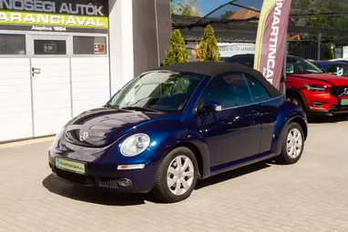 VOLKSWAGEN NEW BEETLE Cabrio 1.9 PD TDI Shadow Blue+Vezetett Szerviz+ Kevés Km+ 3X-s GARANCIA!!!