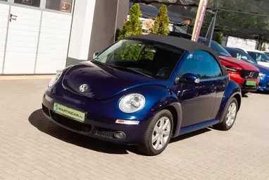 VOLKSWAGEN NEW BEETLE Cabrio 1.9 PD TDI Shadow Blue+Vezetett Szerviz+ Kevés Km+ 3X-s GARANCIA!!!