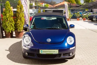 VOLKSWAGEN NEW BEETLE Cabrio 1.9 PD TDI Shadow Blue+Vezetett Szerviz+ Kevés Km+ 3X-s GARANCIA!!!