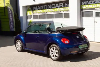 VOLKSWAGEN NEW BEETLE Cabrio 1.9 PD TDI Shadow Blue+Vezetett Szerviz+ Kevés Km+ 3X-s GARANCIA!!!