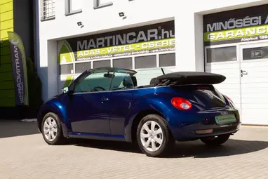 VOLKSWAGEN NEW BEETLE Cabrio 1.9 PD TDI Shadow Blue+Vezetett Szerviz+ Kevés Km+ 3X-s GARANCIA!!!